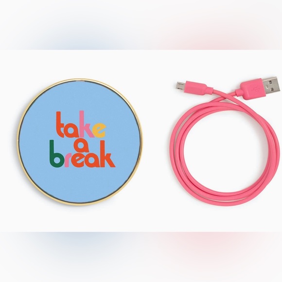 ban.do | Wireless Charger with 60 Inch USB Cord, Take a Break - Picture 5 of 9